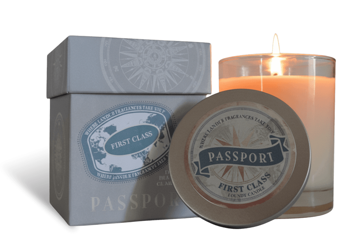 Destination Glass Candle